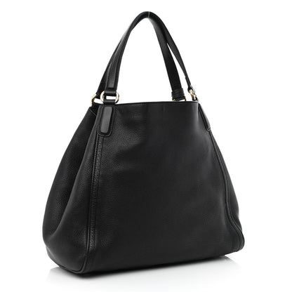 Gucci Pebbled Calfskin Medium Soho Shoulder Bag Black 3 of 11