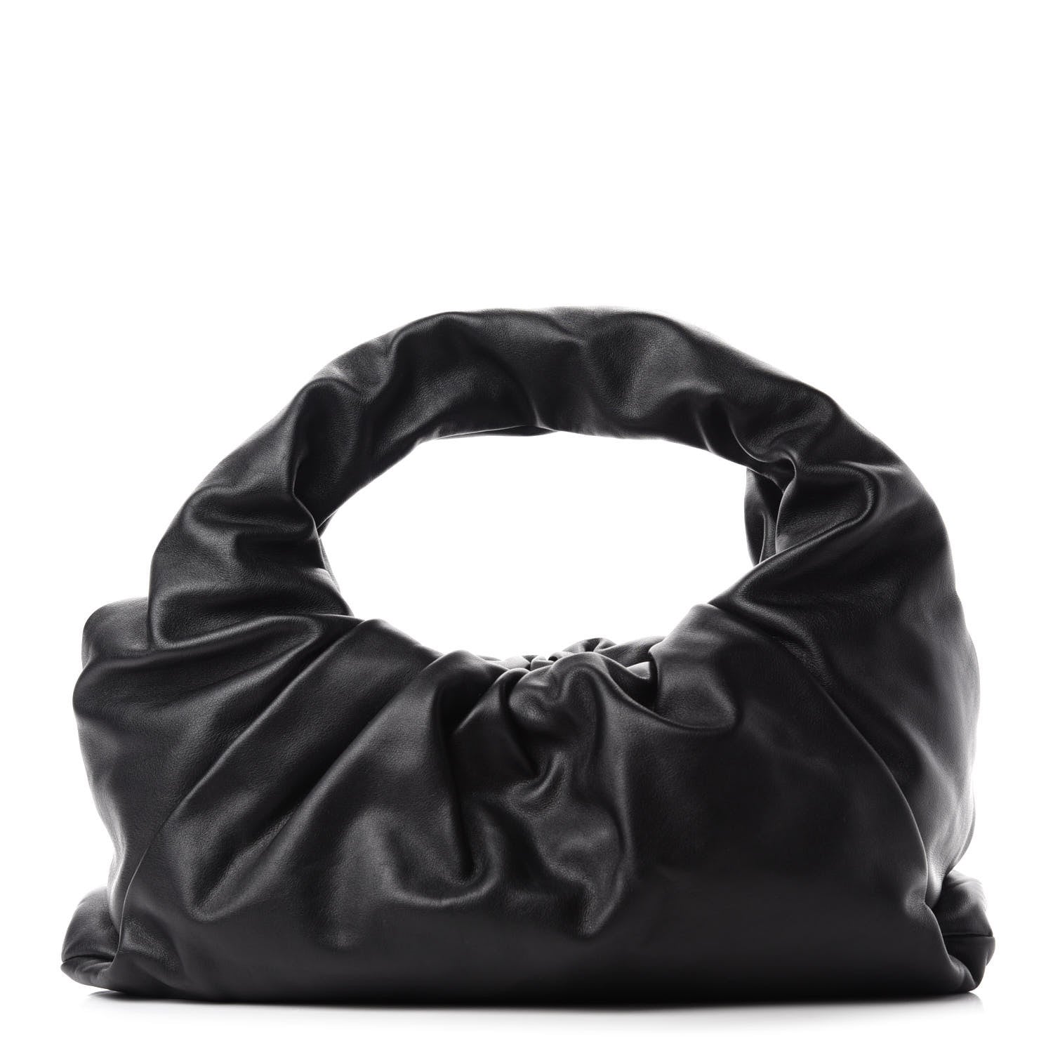 Bottega Veneta Smooth Butter Calfskin The Shoulder Pouch Black 1 of 10
