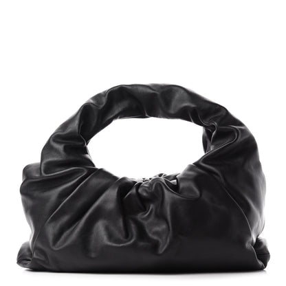 Bottega Veneta Smooth Butter Calfskin The Shoulder Pouch Black 1 of 10