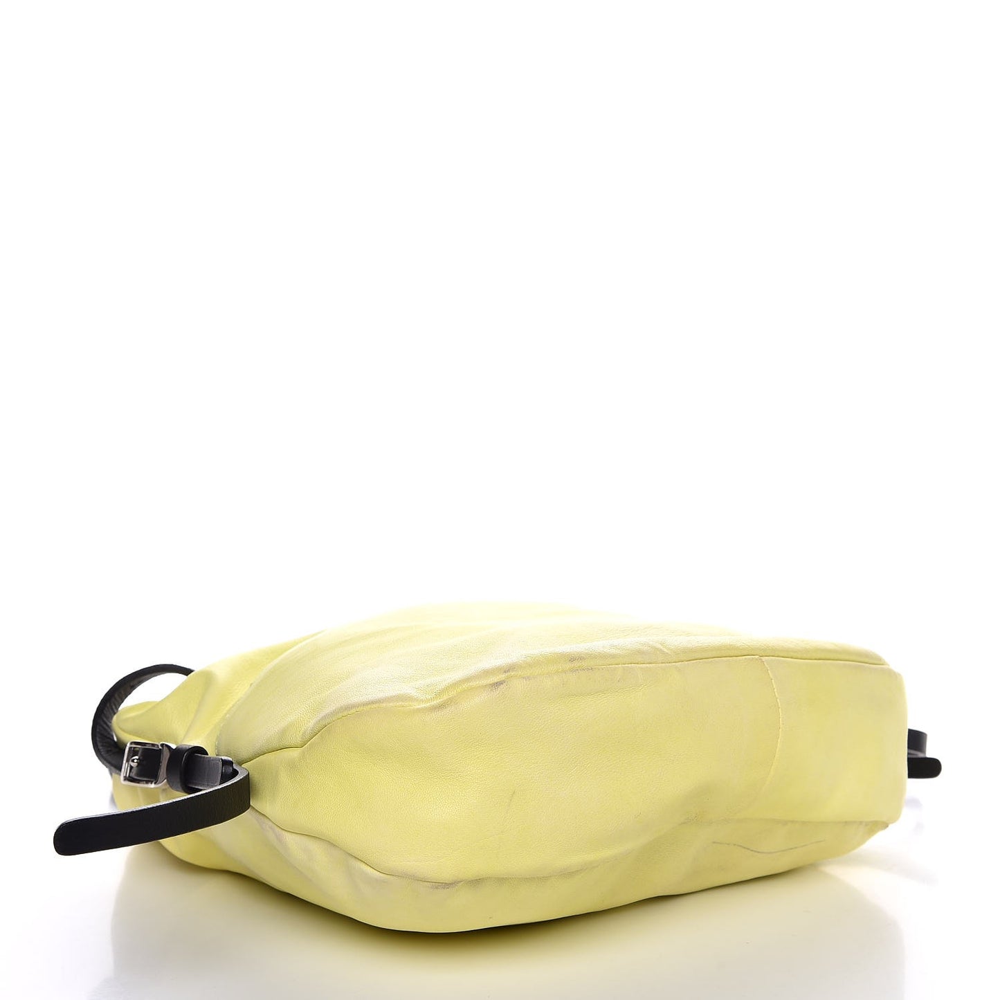 Lambskin Small Biker Hobo Yellow