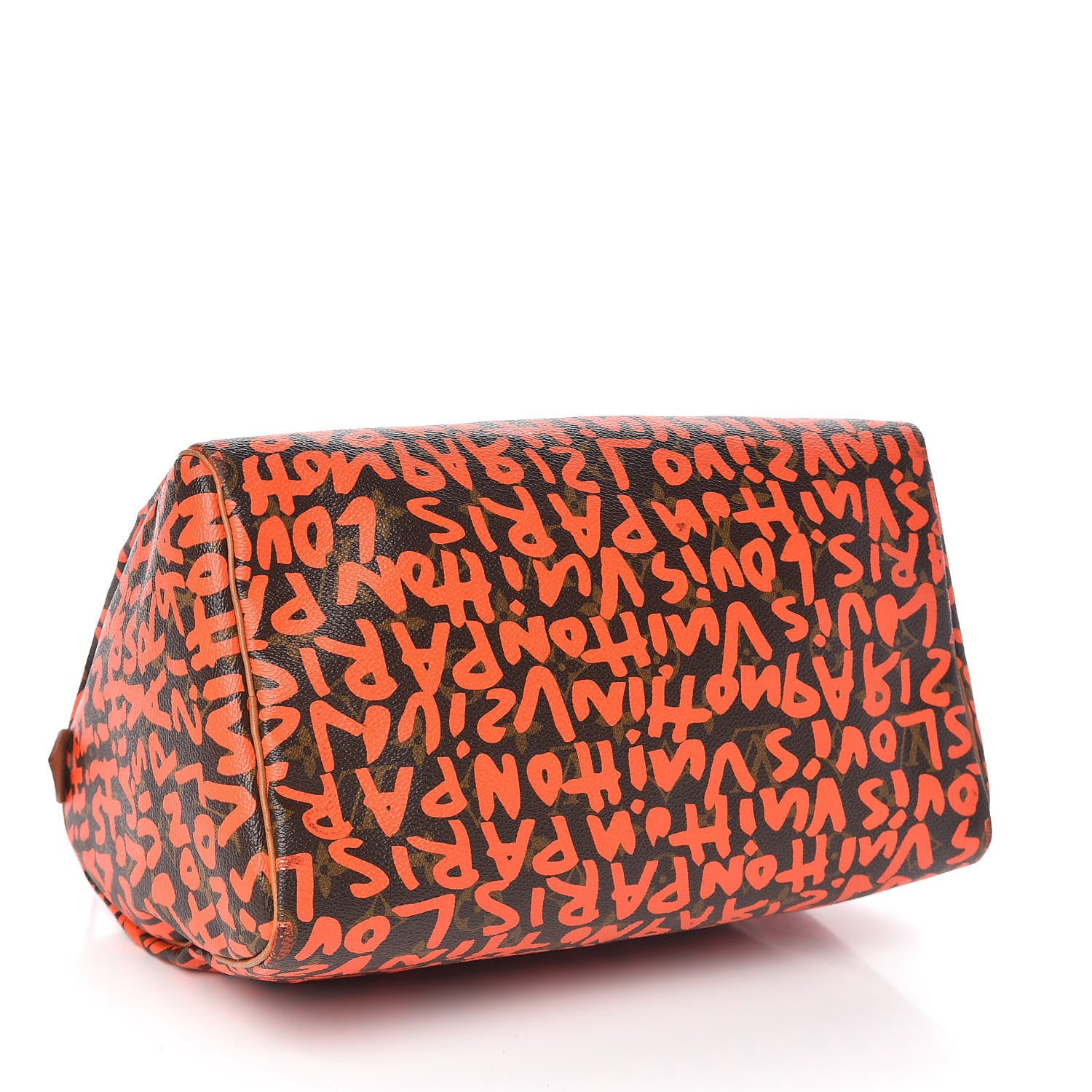 Louis Vuitton Monogram Graffiti Speedy 30 Orange 4 of 13