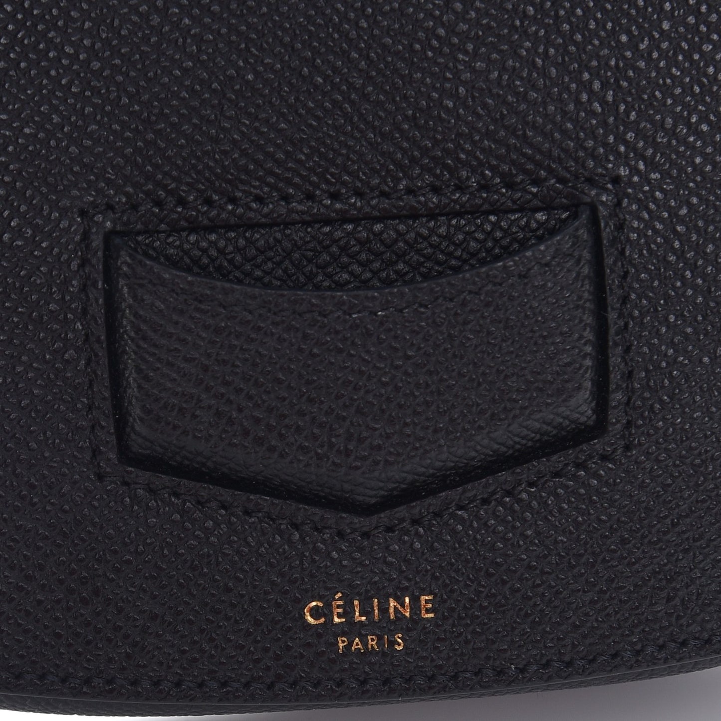 Grained Calfskin Small Trotteur Black