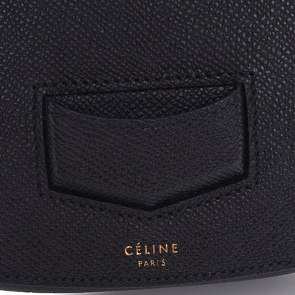 Celine Grained Calfskin Small Trotteur Black 6 of 8