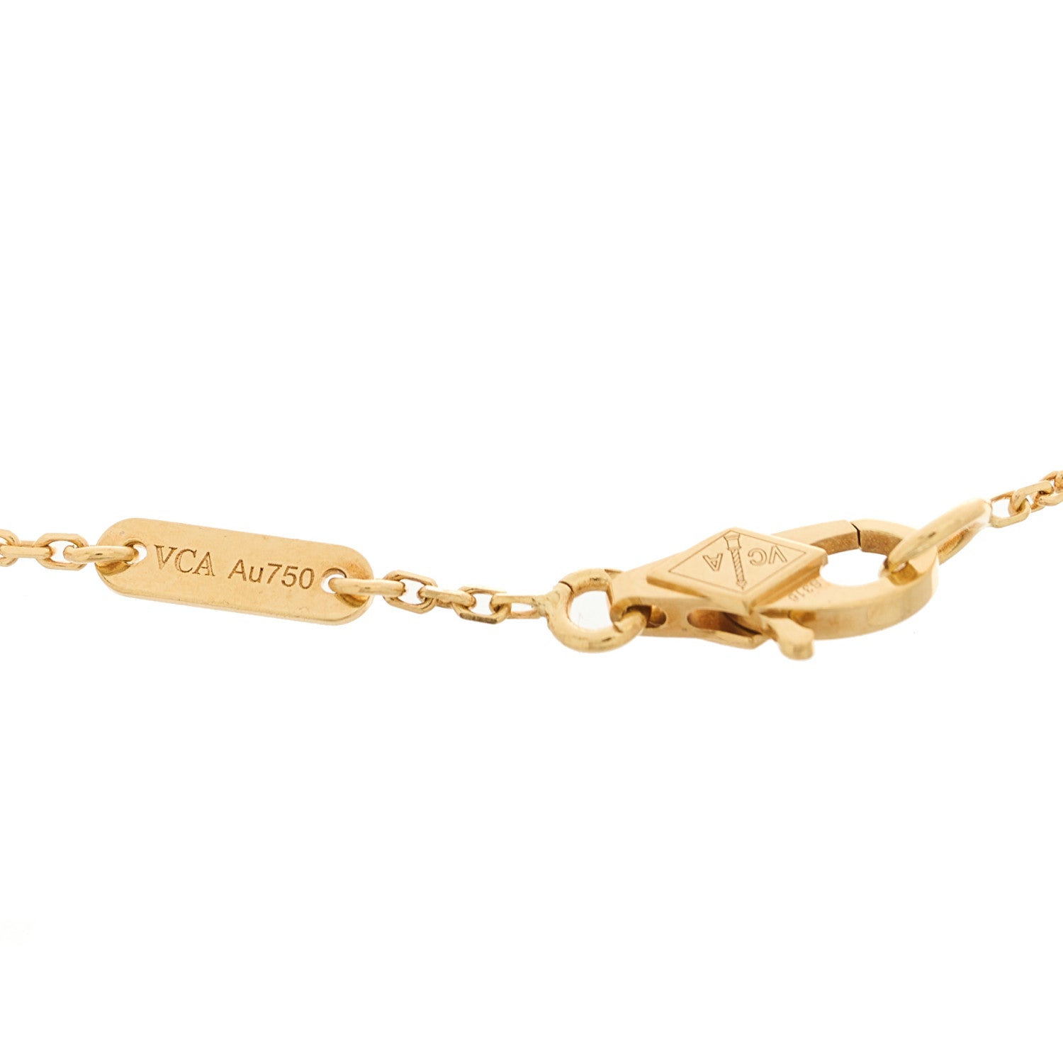 Van Cleef & Arpels 18K Yellow Gold Diamond Mini Frivole Bracelet 4 of 4