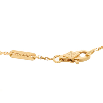 Van Cleef & Arpels 18K Yellow Gold Diamond Mini Frivole Bracelet 4 of 4