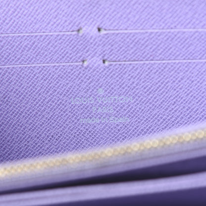 Louis Vuitton Monogram Multicolor Zippy Wallet Black Violet 5 of 14