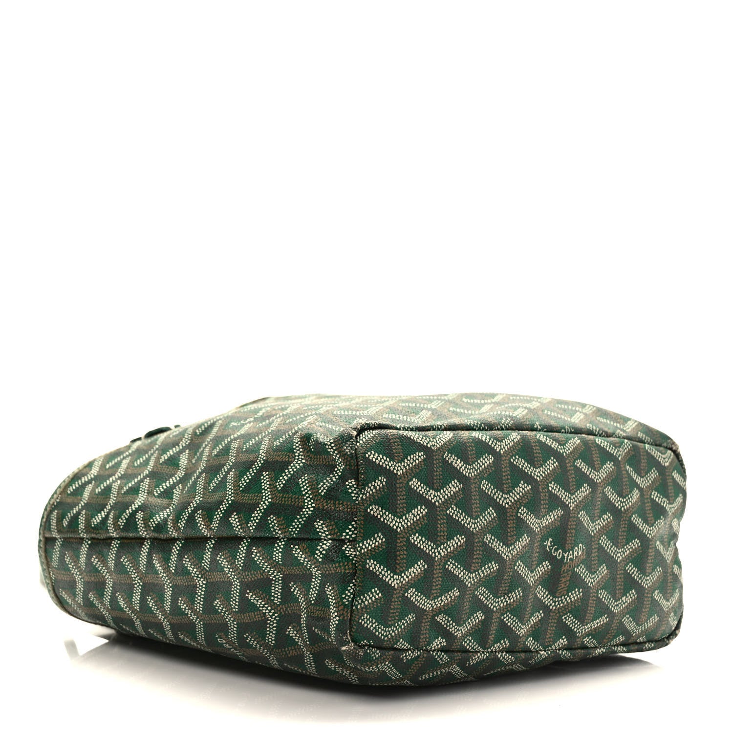 Goyard Goyardine Saint Louis Junior Jr PM Tote Green 3 of 11