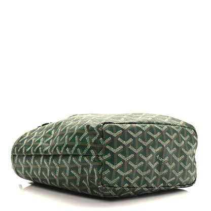 Goyard Goyardine Saint Louis Junior Jr PM Tote Green 3 of 11