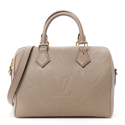 Louis Vuitton Empreinte Monogram Giant Speedy Bandouliere 25 Tourterelle 1 of 14