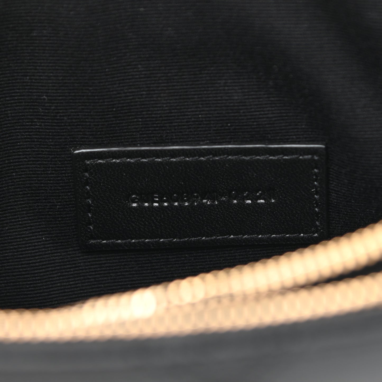 Grained Lambskin Quilted Mini Becky Double Zip Bag Black