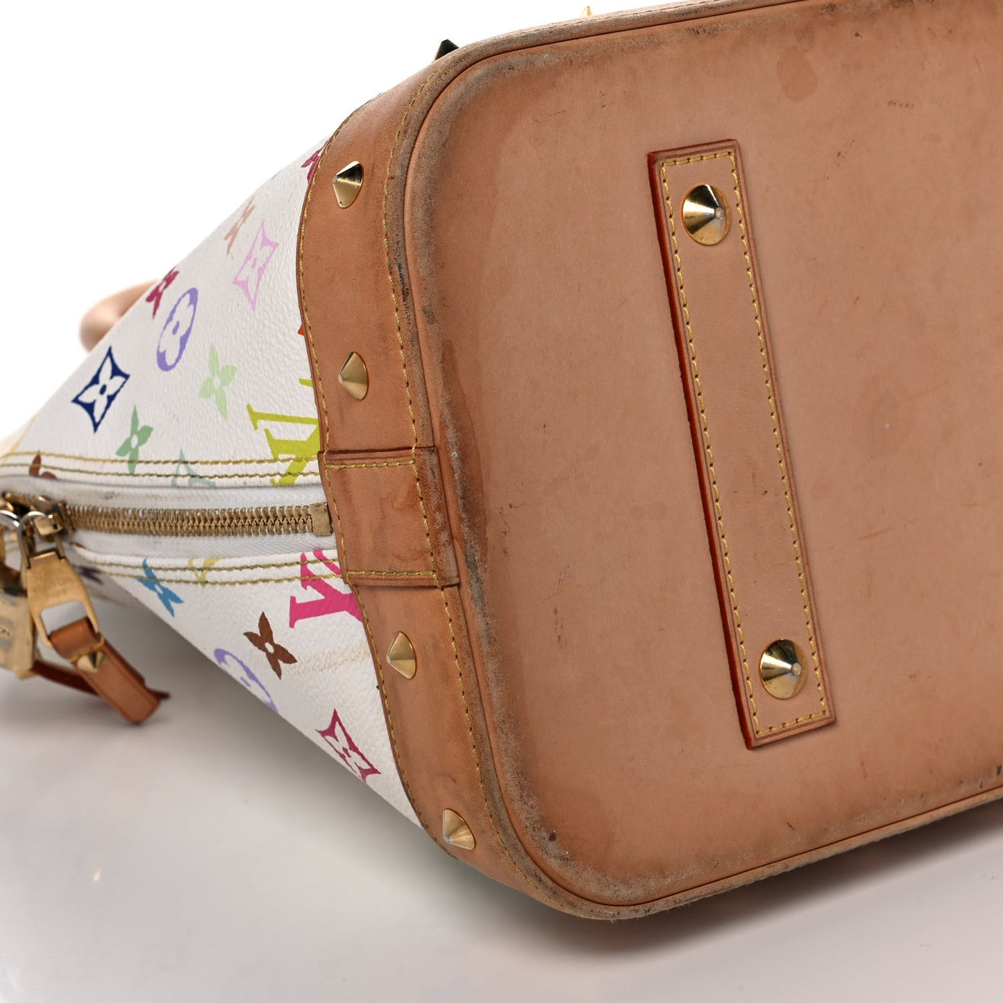 Monogram Multicolor Alma GM White