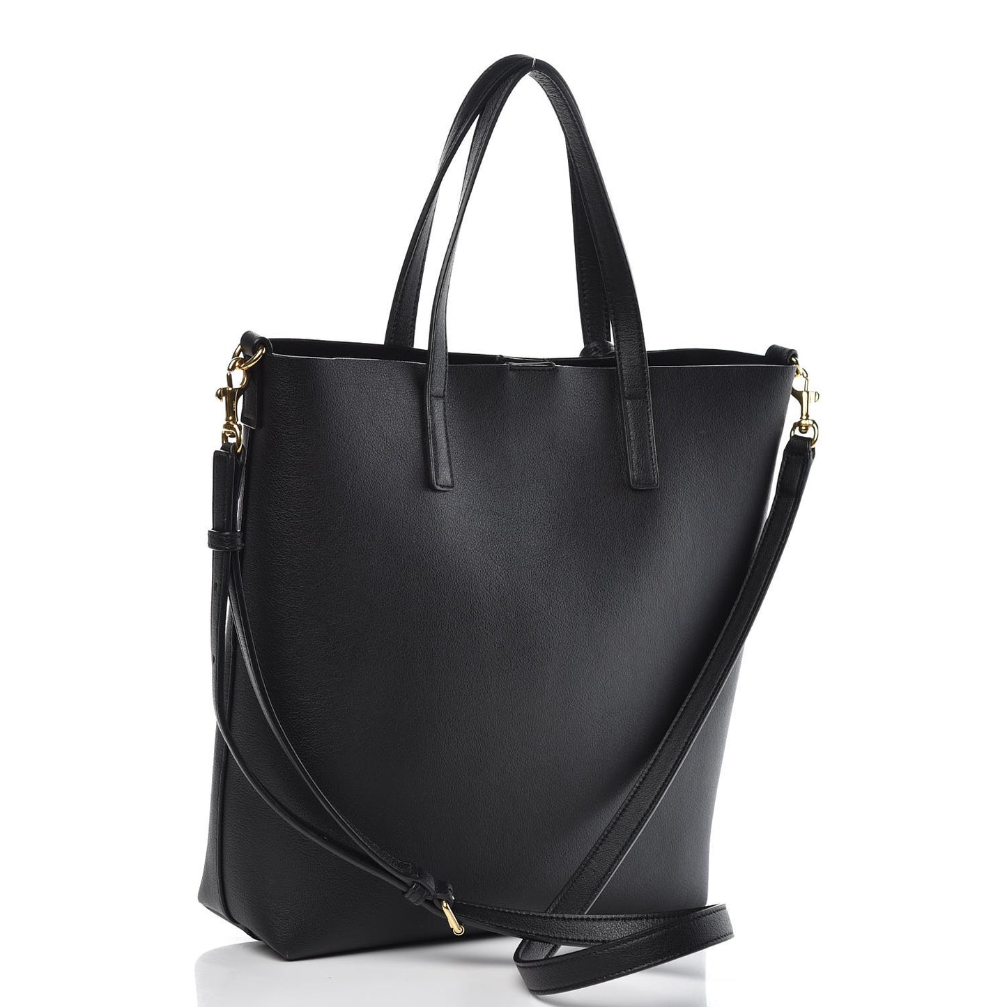 Calfskin Toy Shopping Tote Black