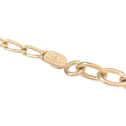 Chanel Crystal CC Charm Necklace Gold 5 of 5