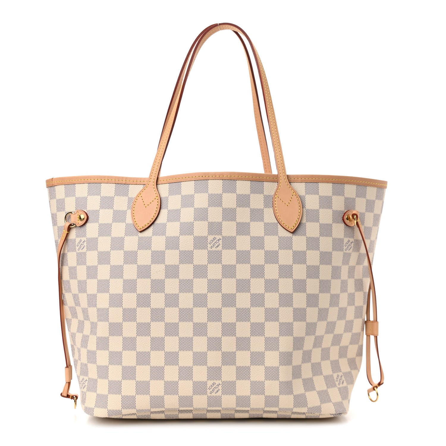 Louis Vuitton Damier Azur Neo Neverfull MM Rose Ballerine 1 of 10