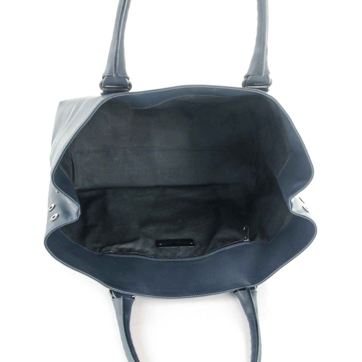 Rubberized Canvas Marco Polo Tote Dark Navy