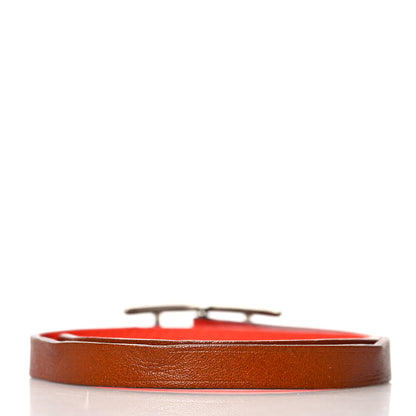 Hermes Swift Epsom Behapi Double Tour Bracelet XS Fauve Capucine 3 of 7
