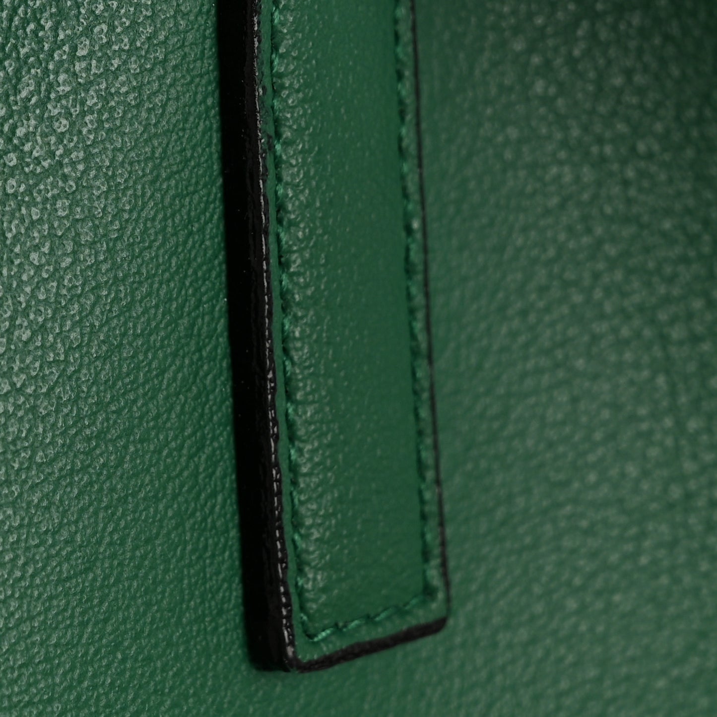 Calfskin Large Shopping Tote Emerald Green