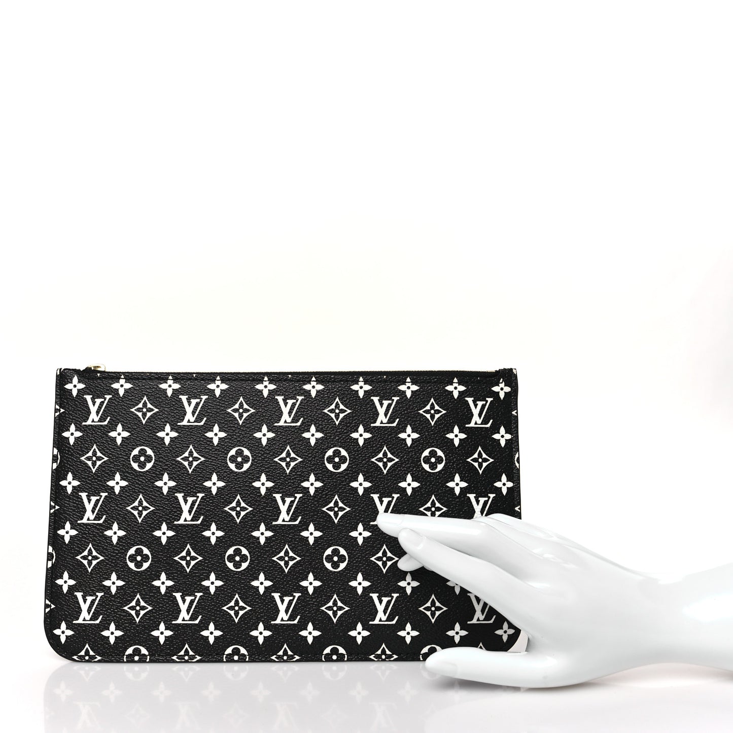 Monogram Giant Jungle Neverfull MM GM Pochette Black