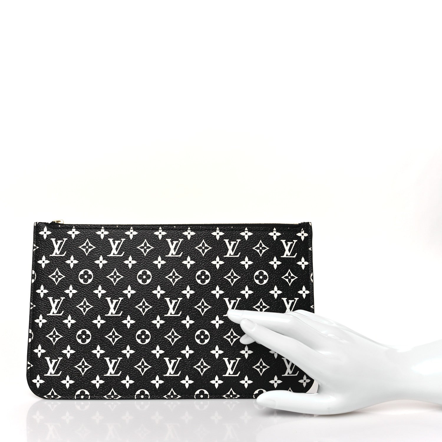 Louis Vuitton Monogram Giant Jungle Neverfull MM GM Pochette Black 2 of 8