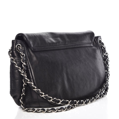 Chanel Caviar Half Moon Large Flap Black 3 of 10
