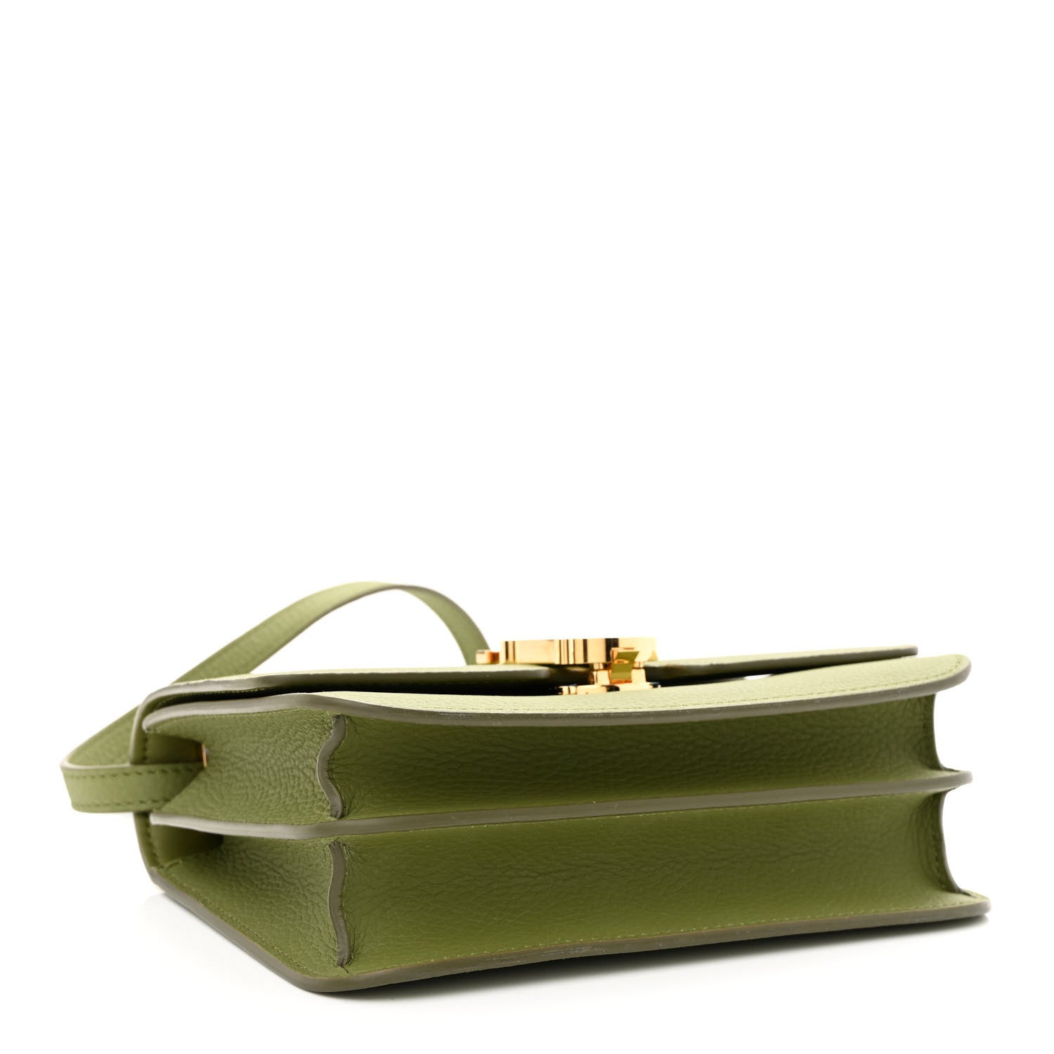 Burberry Grained Calfskin Small TB Bag Spruce Green 4 of 11