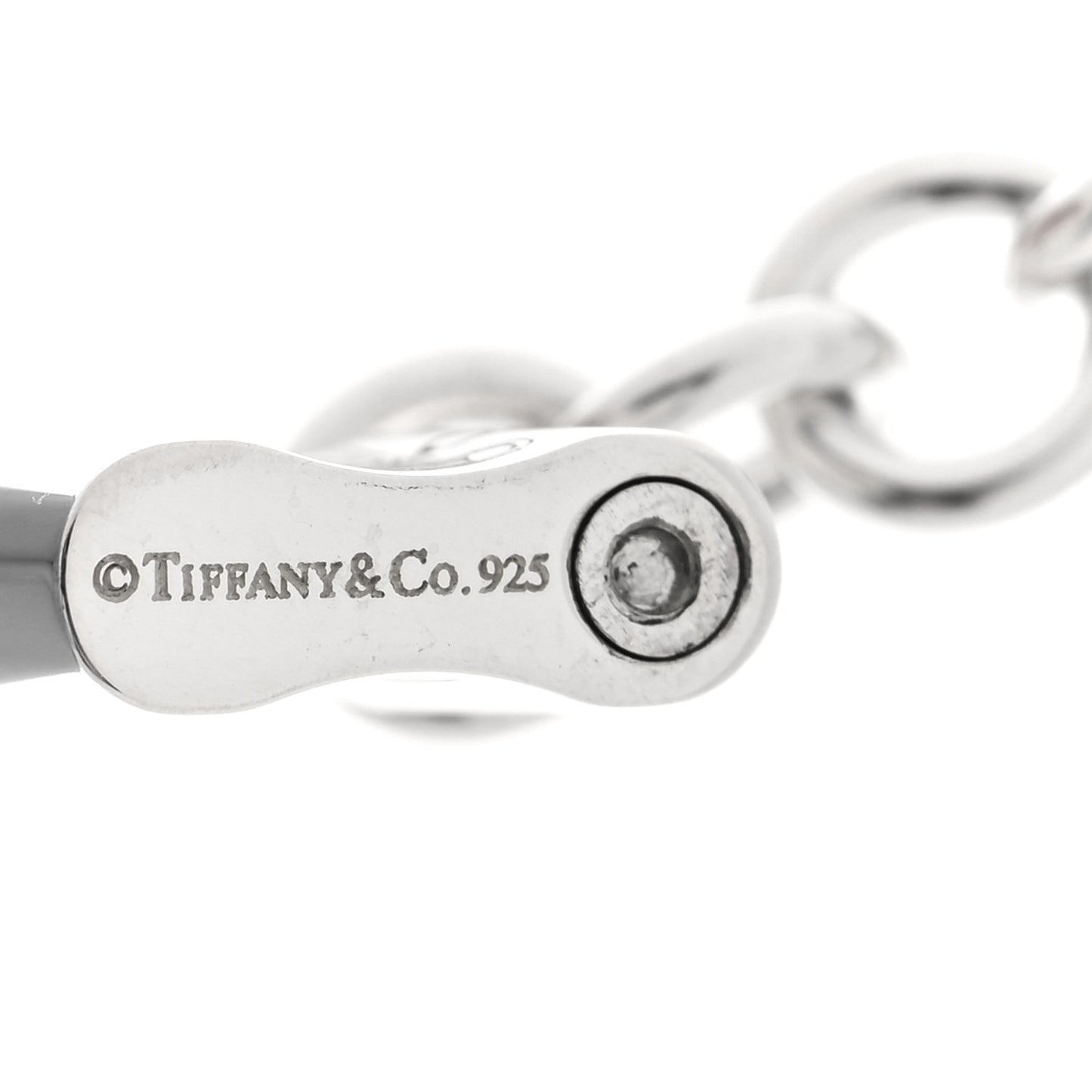 Sterling Silver 1837 Lock Charm Necklace