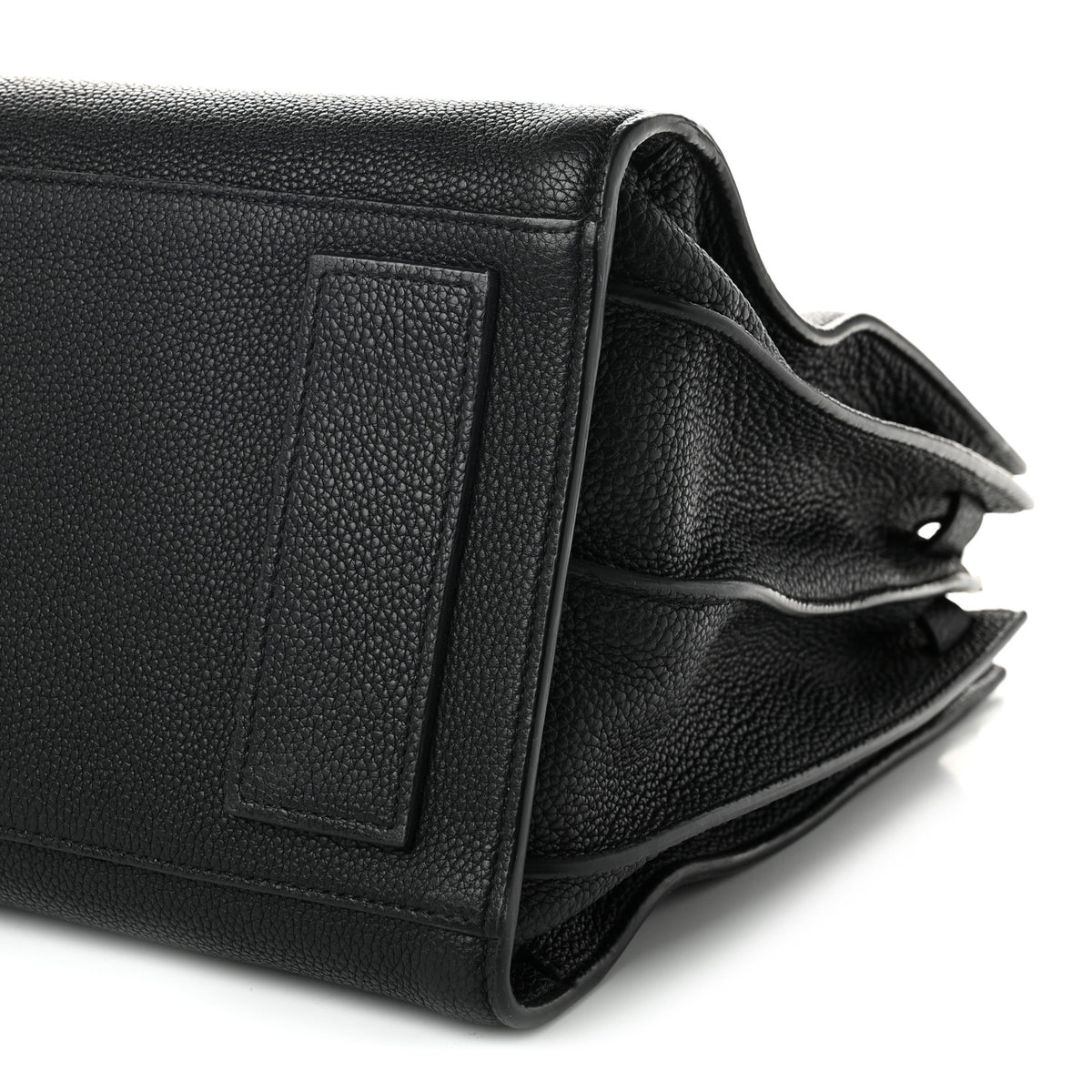 Grained Calfskin Medium Souple Sac De Jour Black