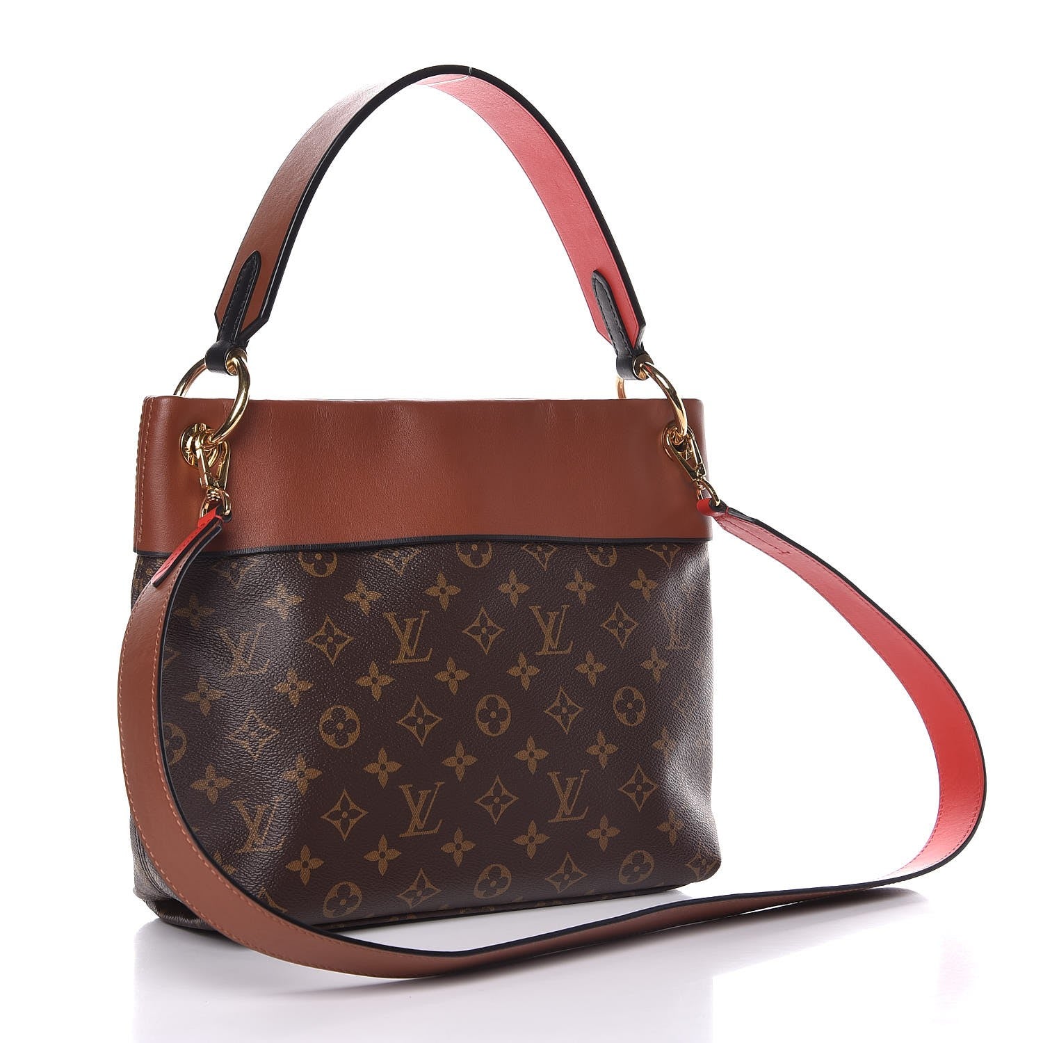 Louis Vuitton Monogram Tuileries Besace Caramel Rouge 4 of 7
