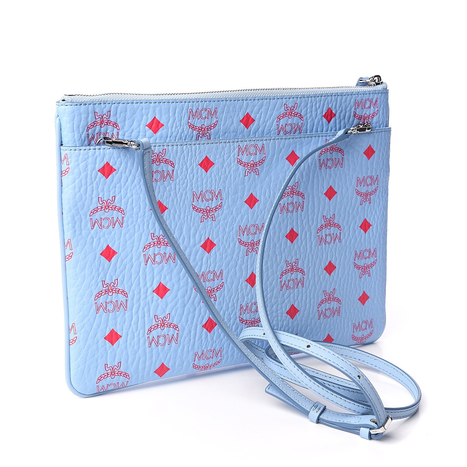 MCM Visetos Original Medium Pouch Medium Original Blue 2 of 9