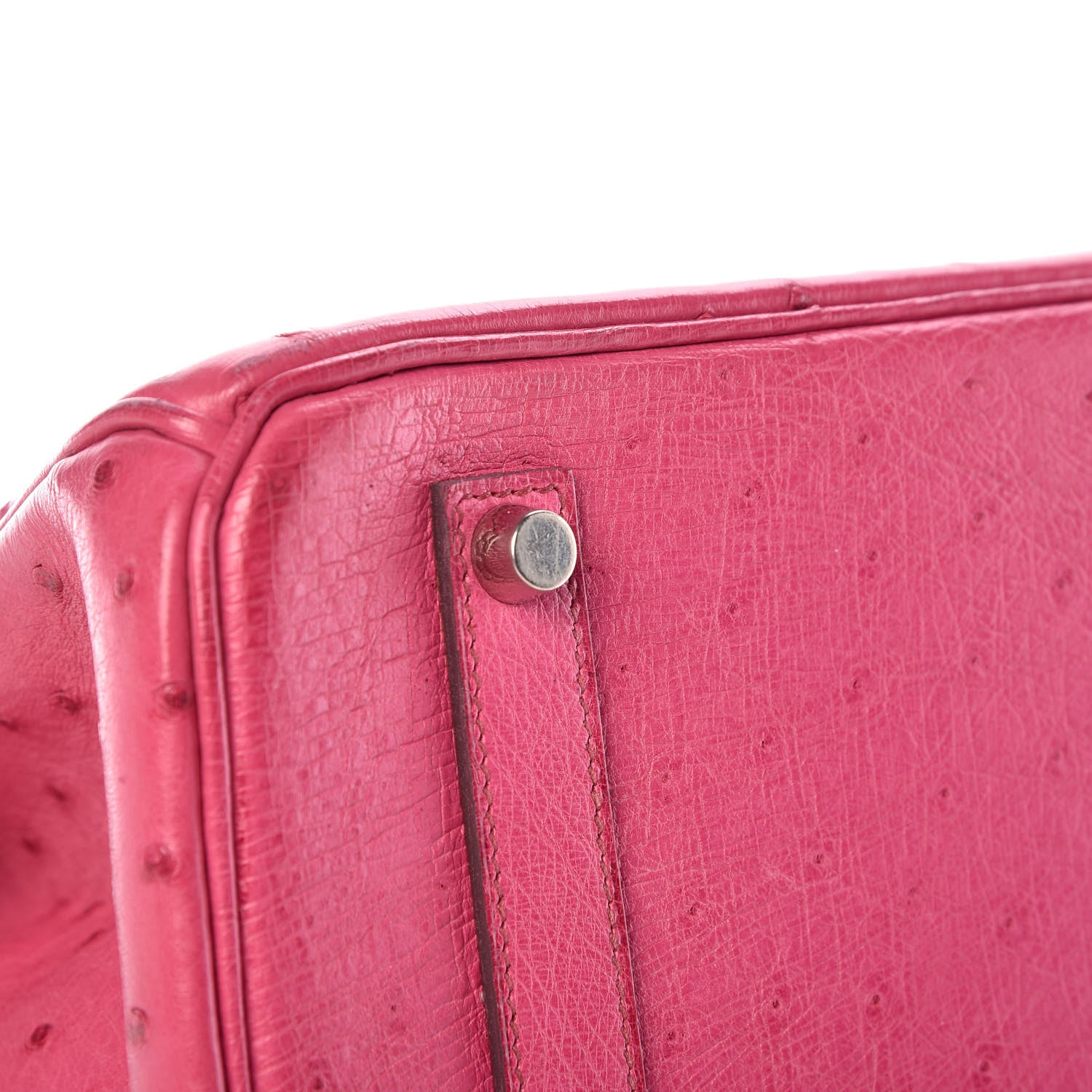 Hermes Ostrich Birkin 35 Fuchsia 6 of 43