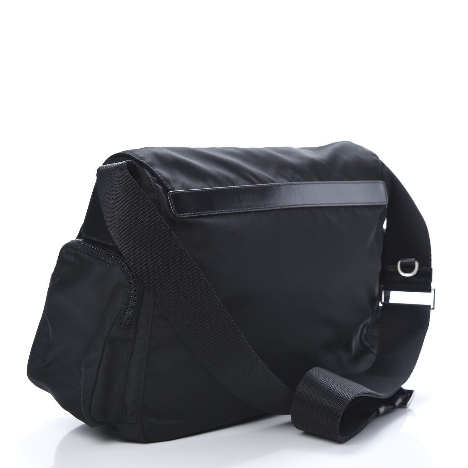Prada Tessuto Nylon Vela Messenger Bag Black 3 of 10
