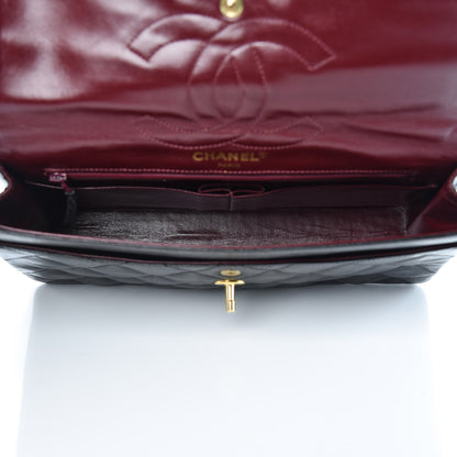 Chanel Lambskin Quilted Medium Double Flap Black 5 of 12