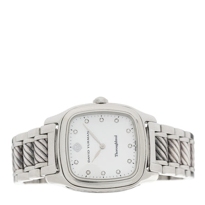David Yurman DAVID YURMAN Stainless Steel Diamond Mother of Pearl 25mm Thoroughbred Quartz Watch 2 of 4