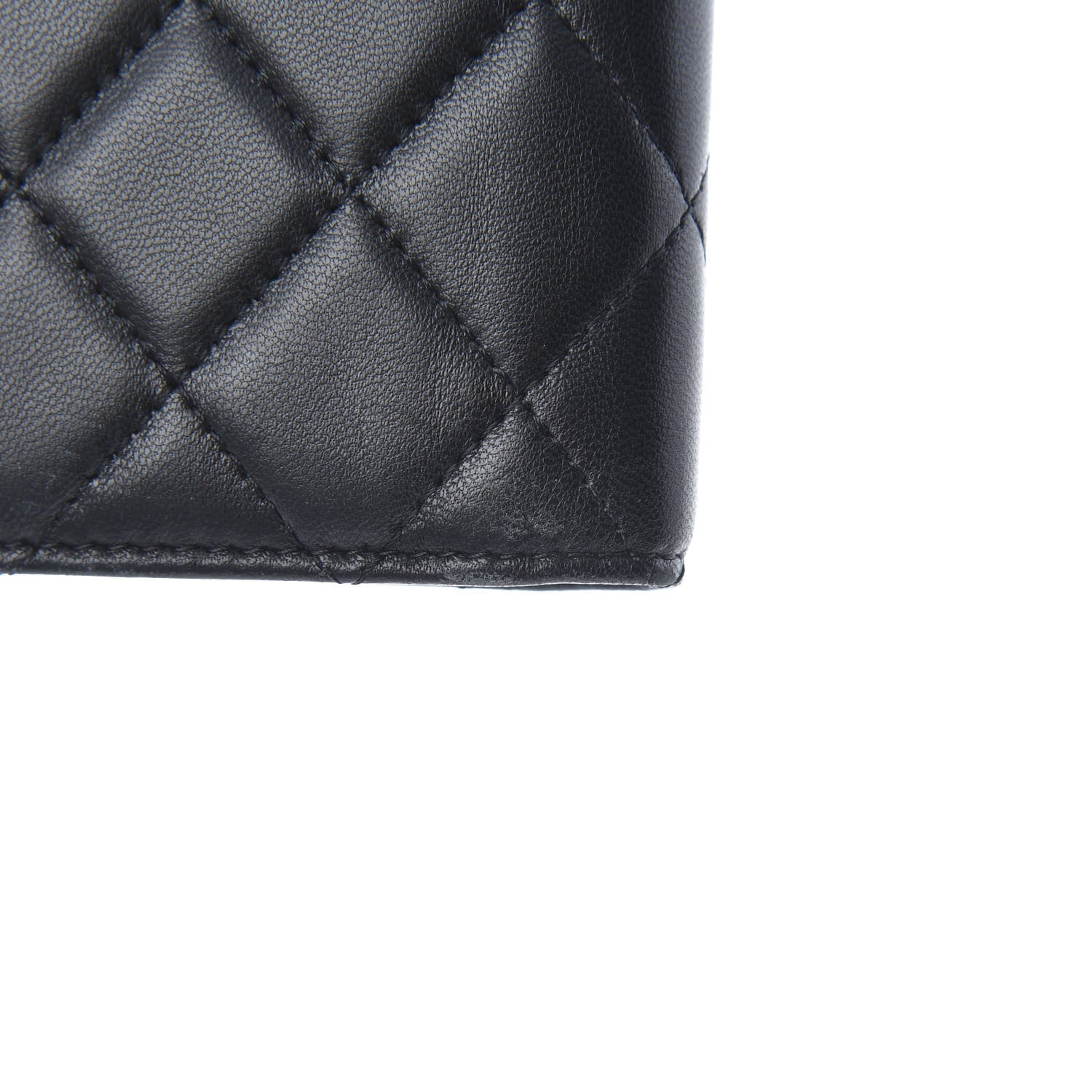 Chanel Lambskin Quilted Large Agenda Cover Black 13 of 13