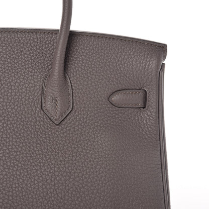Hermes Togo Birkin 25 Etain 16 of 37