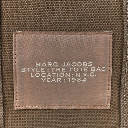 Marc Jacobs Cotton Canvas Small The Traveler Tote Bag Slate Green 7 of 11