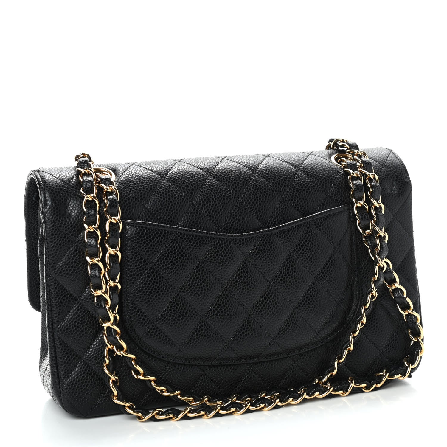 Chanel Caviar Quilted Medium Double Flap Black 3 of 9