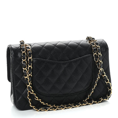 Chanel Caviar Quilted Medium Double Flap Black 3 of 9