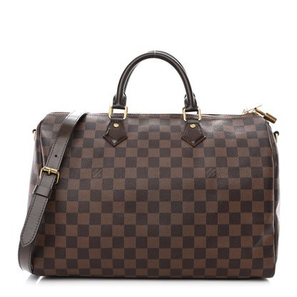 Louis Vuitton Damier Ebene Speedy Bandouliere 35 1 of 12