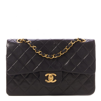 Chanel Lambskin Quilted Small Double Flap Black 1 of 13