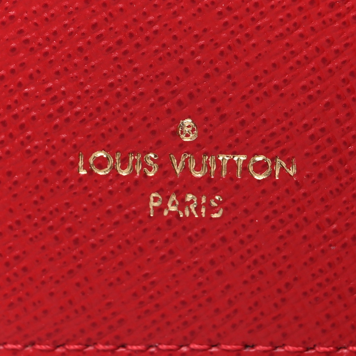 Damier Ebene Victorine Wallet Red