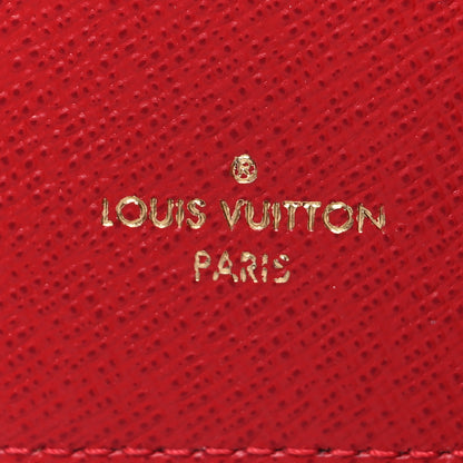 Louis Vuitton Damier Ebene Victorine Wallet Red 7 of 7