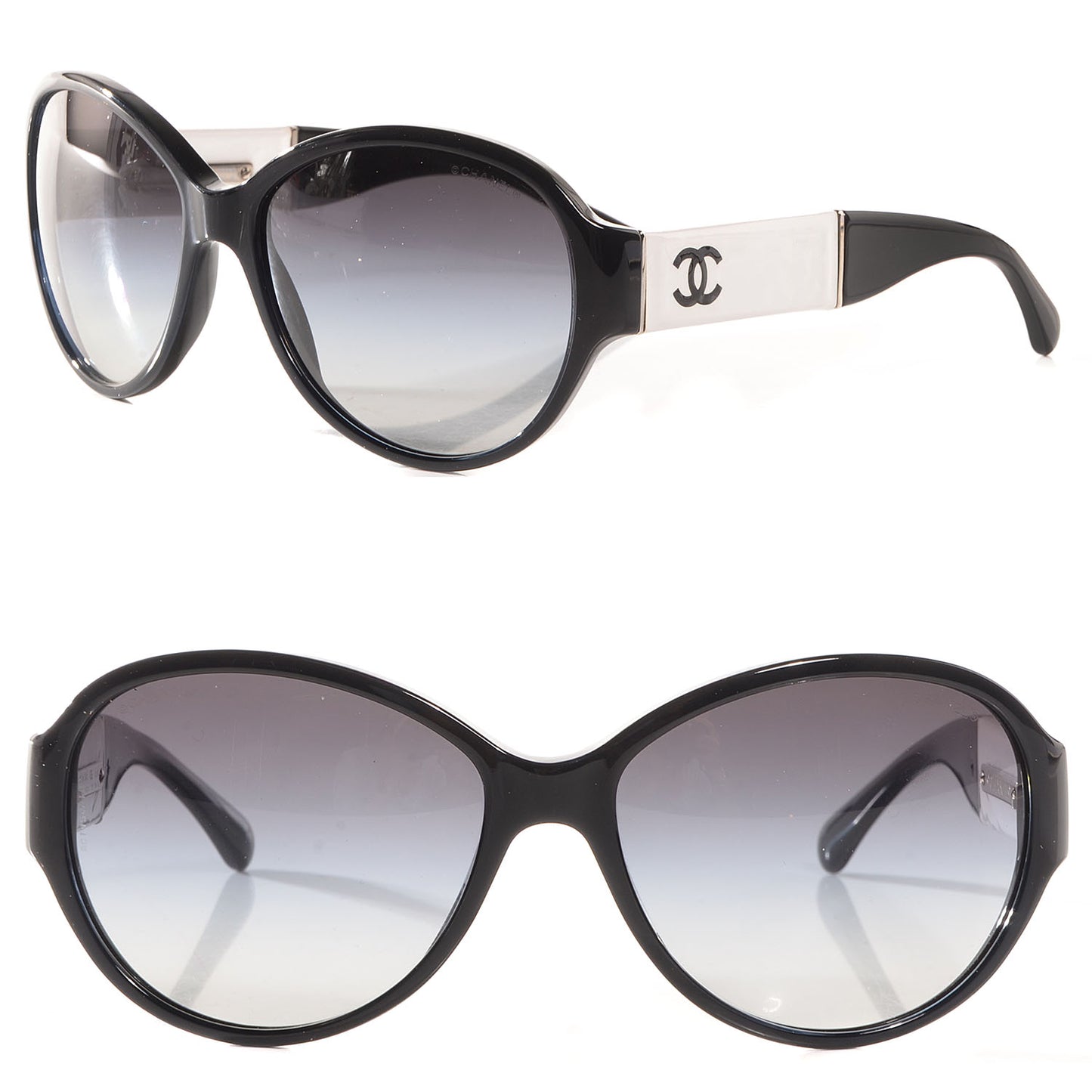 CC Sunglasses 5229Q Black White