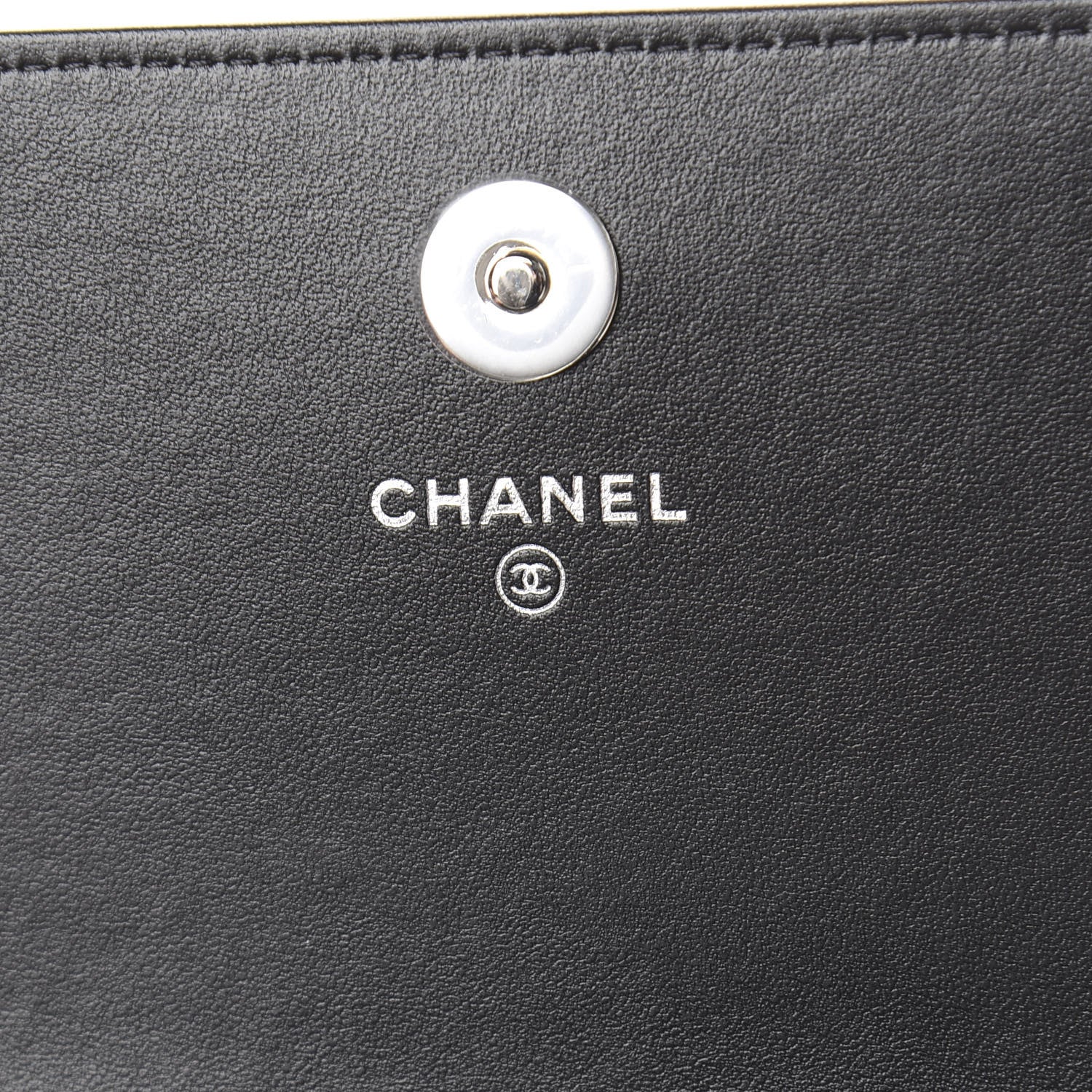 Chanel Caviar Camellia Embossed Chain Belt Bag Black 7 of 13