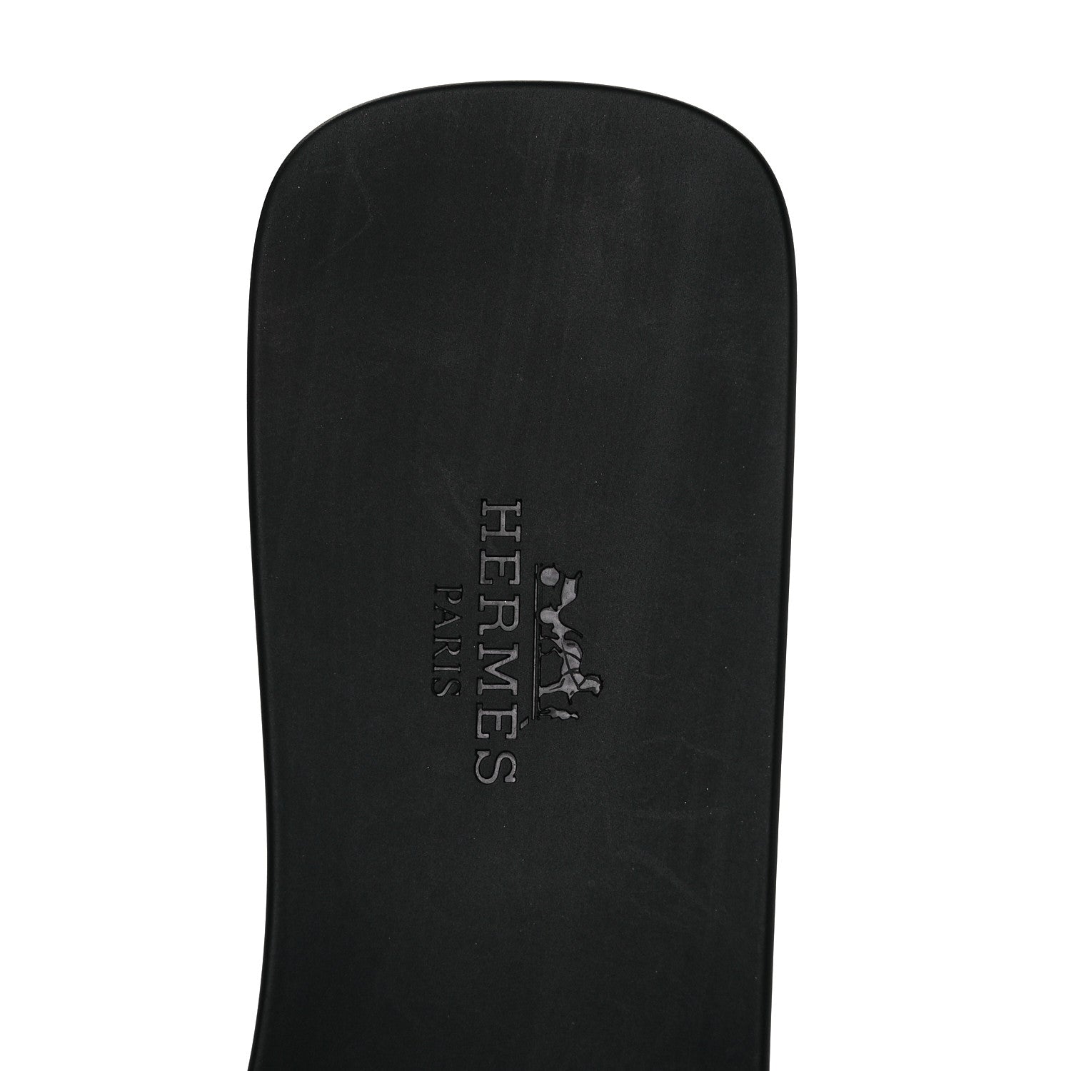 Hermes Rubber Aloha Sandals 38 Black 7 of 9