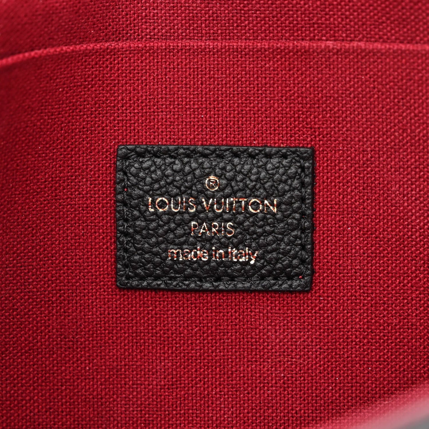 Louis Vuitton Empreinte Monogram Giant Felicie Pochette Black Beige 9 of 13