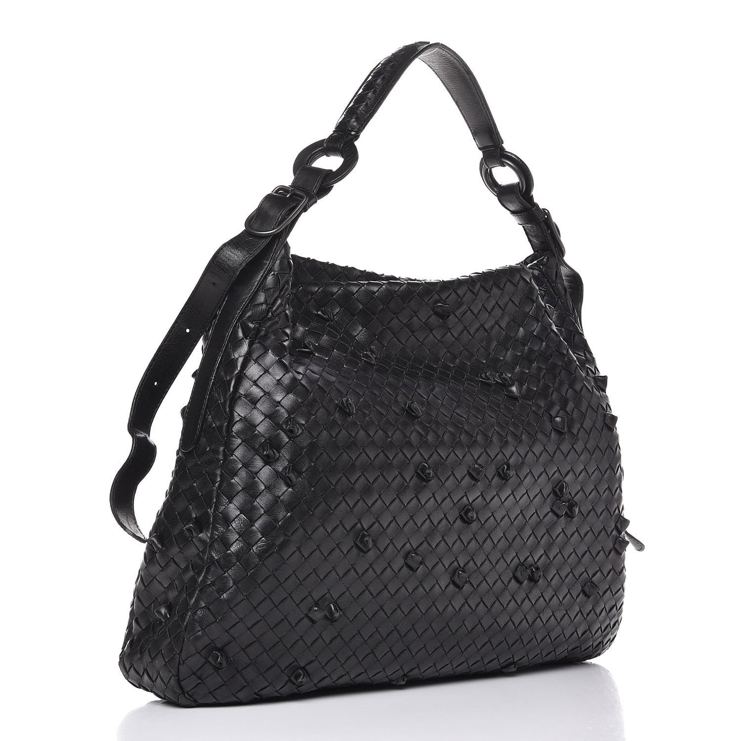 Nappa Intrecciato Naruto Knot Hobo Nero Black