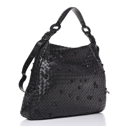 Bottega Veneta Nappa Intrecciato Naruto Knot Hobo Nero Black 3 of 8