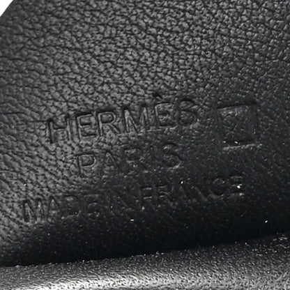 Hermes Milo Lambskin Matte Alligator Touch Grigri Rodeo Pegase Horse Bag Charm PM Black 3 of 5