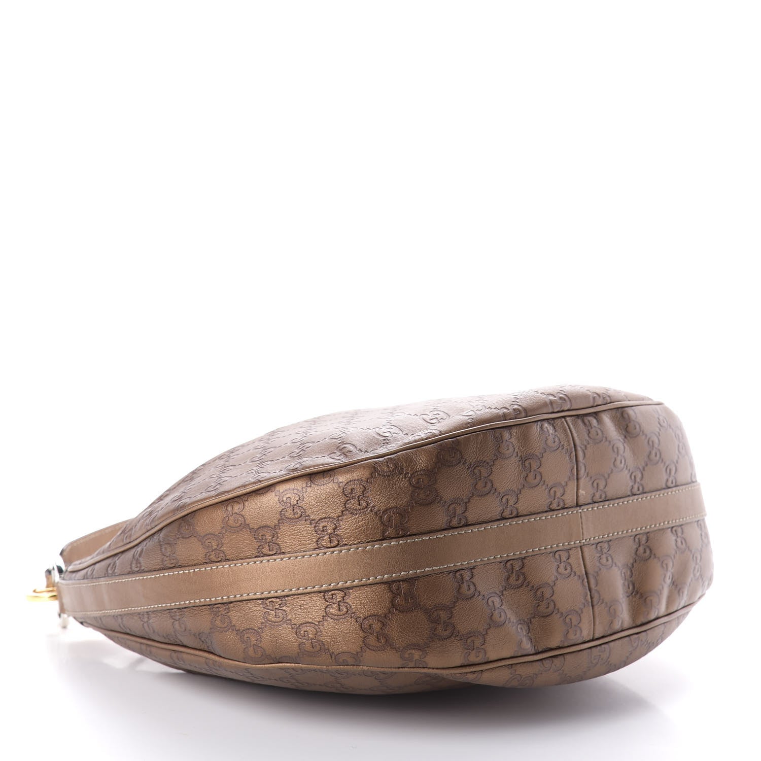 Gucci Guccissima Medium GG Twins Hobo Bronze 4 of 9
